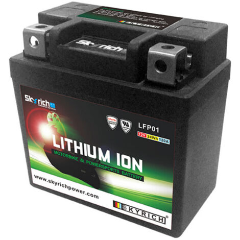BATTERIE MOTO LITHIUM SKYRICH LFP01