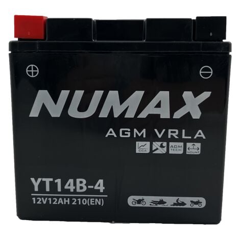 Ygz20hbs Gel Numax Batterie Moto 12v 20ah Ygz20h-bs