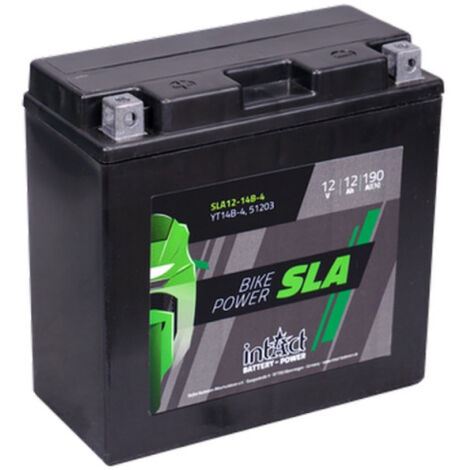 Batterie moto POWER Bike AGM YT14B-BS 12v 12ah 190A SLA