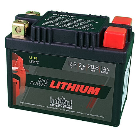 Batterie moto POWER BIKE Lithium LFP7Z 12.8v 2AH 144A
