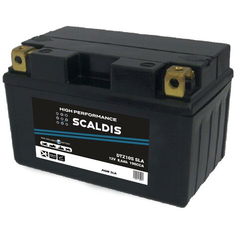 Batterie moto SCALDIS HP YTZ10S SLA 12V 8,6AH 190A