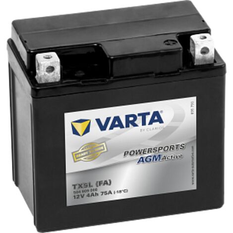Batterie Moto VARTA Powersports AGM Active TX5L (FA) - 12V 4Ah 75A