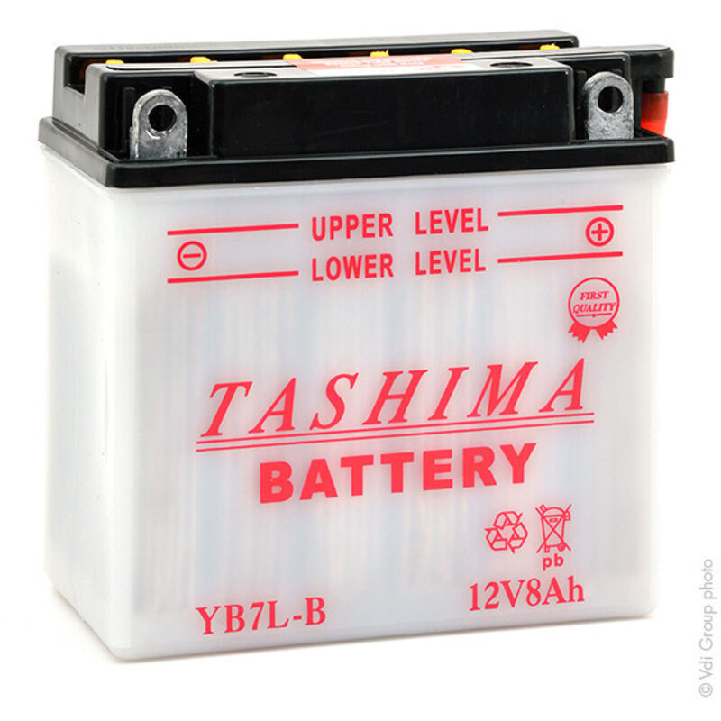 Batterie YB7LB + à droite