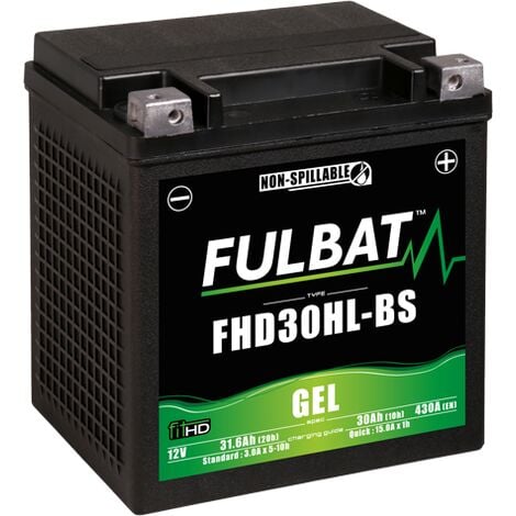 Batterie moto Gel FHD30HL-BS / ETX30L 12V 30Ah