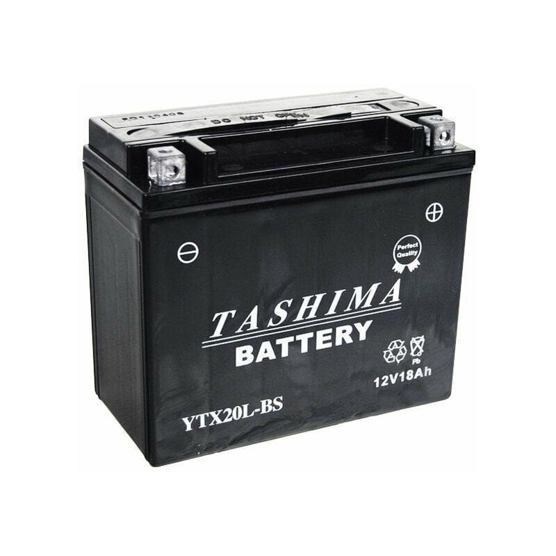 Batterie YTX20LBS + à droite