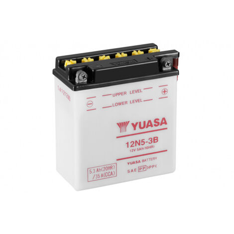 Batterie moto YUASA 12N5-3B 12V 5.3AH 35A
