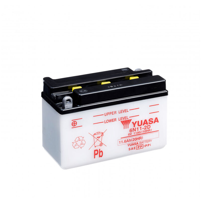 Yuasa - Batterie moto 6N11-2D 6V 11.6AH