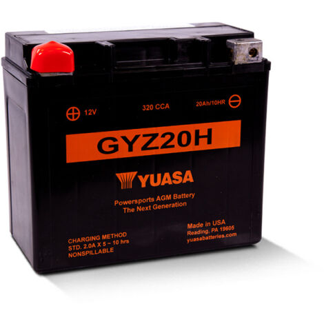 Batterie moto YUASA GYZ20H 12V 21.1H 320A