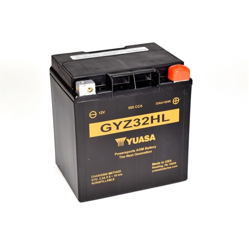 Batterie moto Yuasa GYZ32HL 12V 33.7AH 500A