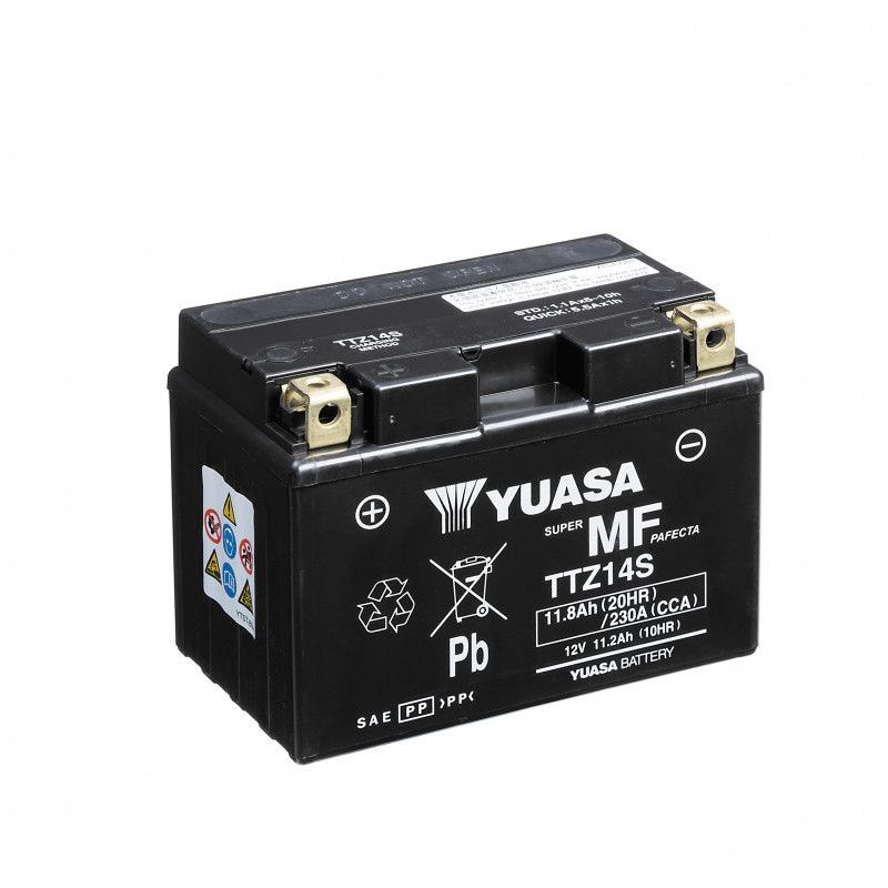 Yuasa - Batterie moto TTZ14S-BS 12V 11.8AH 230A