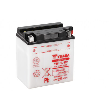 Batterie moto YUASA YB10L-B2 12V 11.6AH 120A