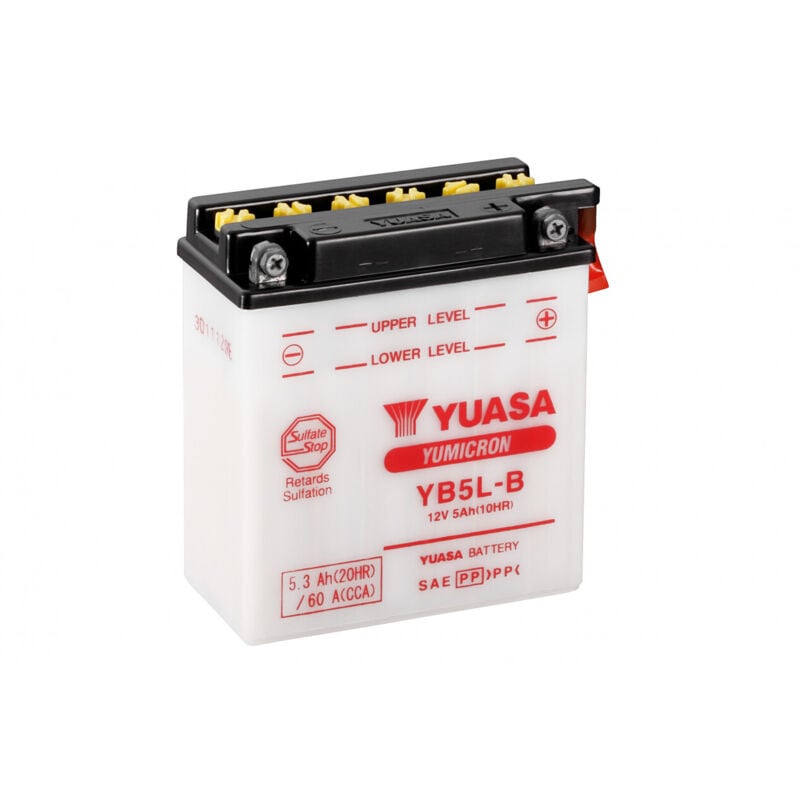 Yuasa - Batterie moto YB5L-B 12V 5.3AH 60A