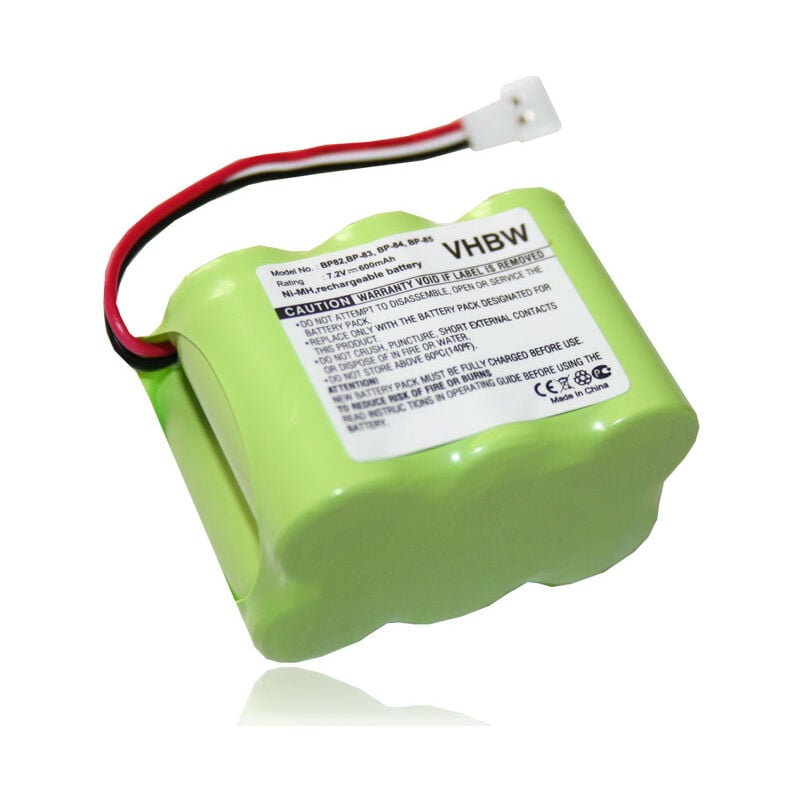 Batterie NI-MH 600mAh pour ICOM IC-24AT, IC-24ET, IC-25RA etc. remplace BP-82, BP-83, BP-84, BP-85
