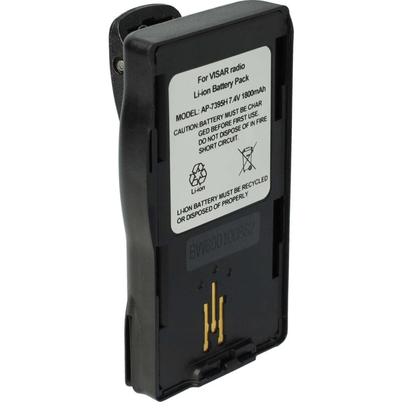 Batterie ni-mh 7.5V 1800mAh pour Talkie-Walkie motorola visar remplace NTN7394, NTN7395, NTN7396