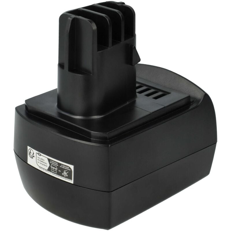 vhbw Batterie compatible avec Metabo BS 9.6 Impuls, BST 9.6 Impuls, BST 9.6, BS 9.6 outil électrique (3300 mAh, NiMH, 9,6 V) - Remplacement pour