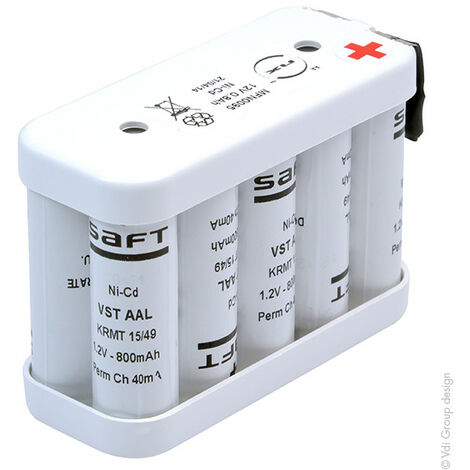 batterie - nicd - 10vt aa - 2 x 5aa - 12 volts - 800 mah - enix energies mfn0095