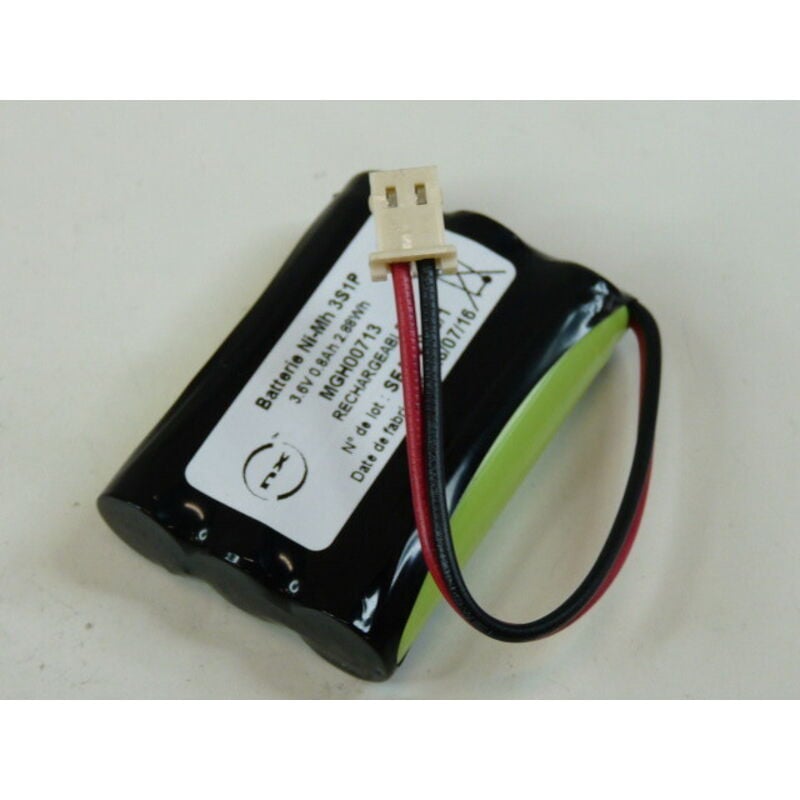 NX - Batterie NiMH 3x aaa 3S1P ST1 3.6V 0.8Ah Molex