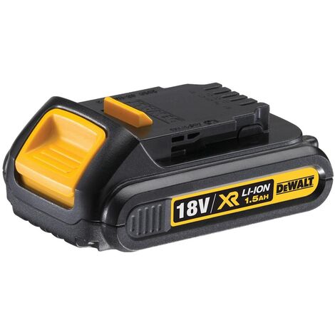 Batterie lithium-ion 18V 1,5Ah – Compatible outils DEWALT – Remplace DCB185 – Idéale pour chantiers humides et espaces confinés - DCB181
