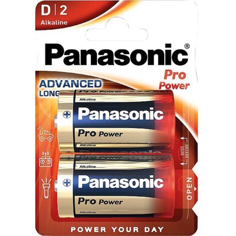 Batterie Panasonic PRO Power LR20 Mono D - 2 Stk - 1,5V