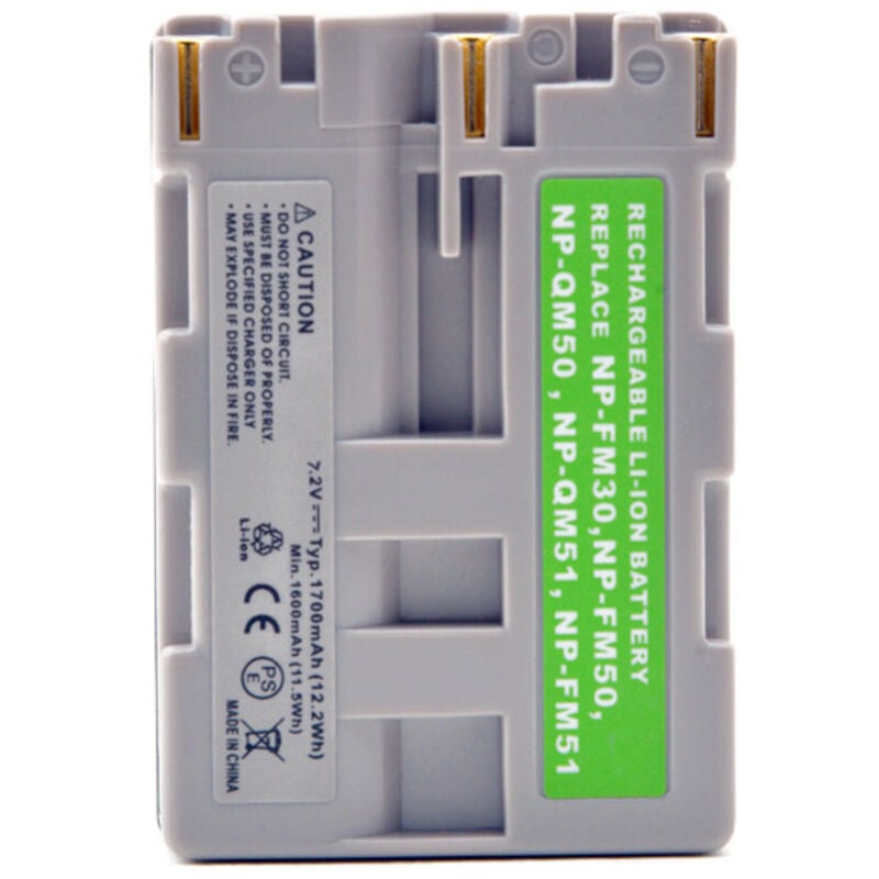 NX - Batterie photo - caméra 7.2V 1700mAh - NP-FM71NP-QM70NP-QM71NPF