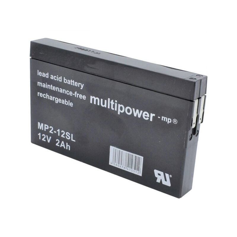 Multipower - Batterie Plomb 12V 2Ah MP2-12SL