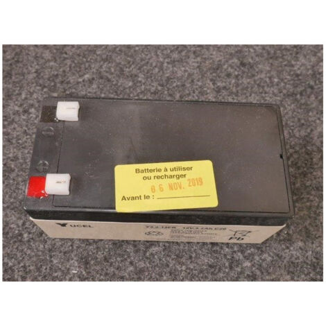 Batterie plomb 12V 3Ah pour centralisateur de mise en sécurité incendie type B réf. 040605 LEGRAND