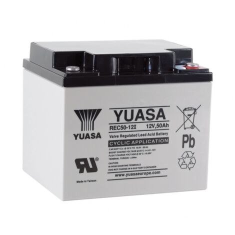 Batterie Plomb Yuasa 12V 7Ah cosses Larges NP7-12L