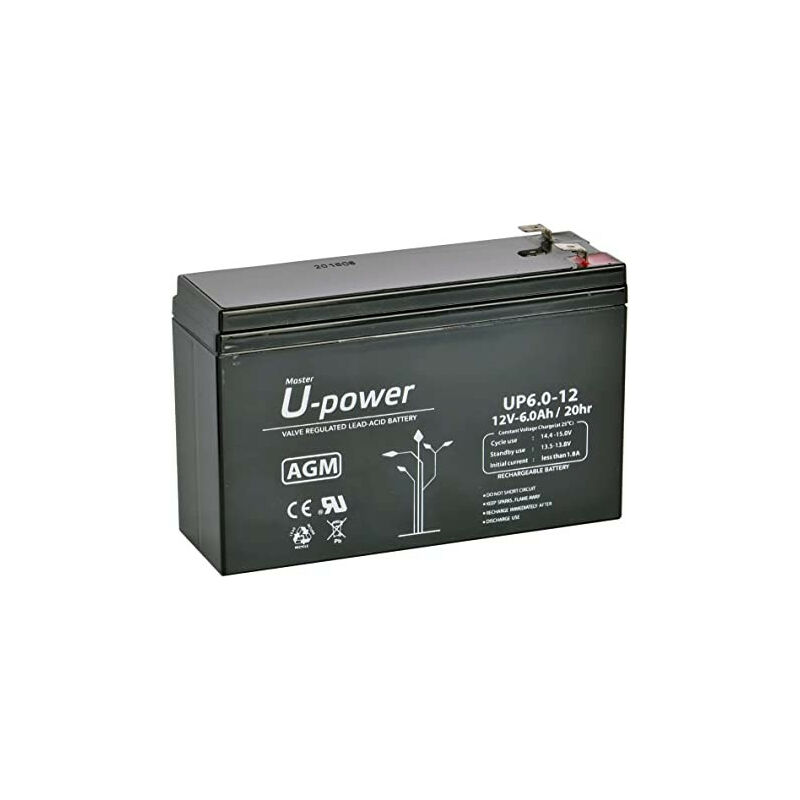 Energivm - Batterie plomb-acide ups/sai 12V/6Ah 151x52x93mm energi