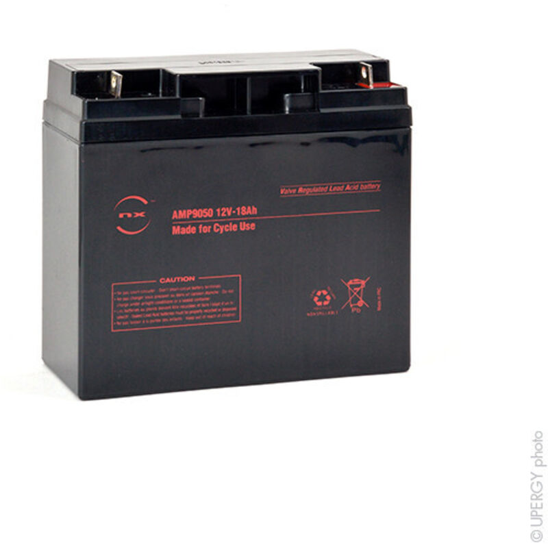 NX - Batterie plomb AGM NX 18-12 Cyclic 12V 18Ah M6-M