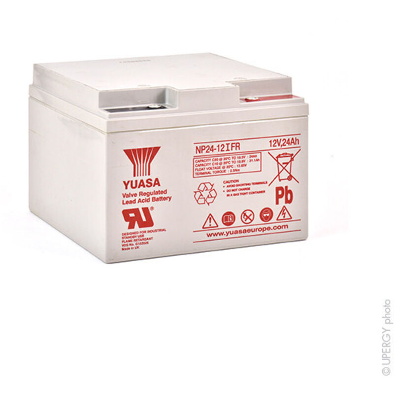 YUASA  - Batterie plomb agm NP24-12IFR 12V 24Ah M5-F