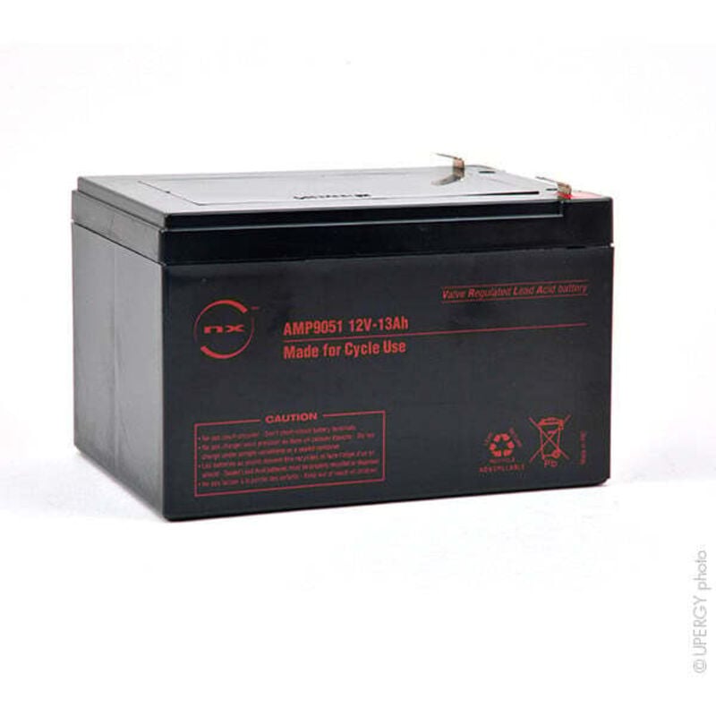 NX - Batterie plomb agm 13-12 Cyclic 12V 13Ah F6.35