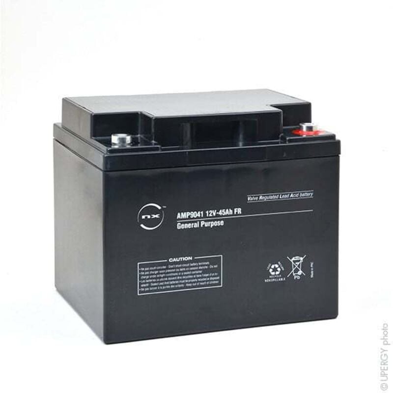 NX - Batterie plomb agm 45-12 General Purpose fr 12V 45Ah M6-F