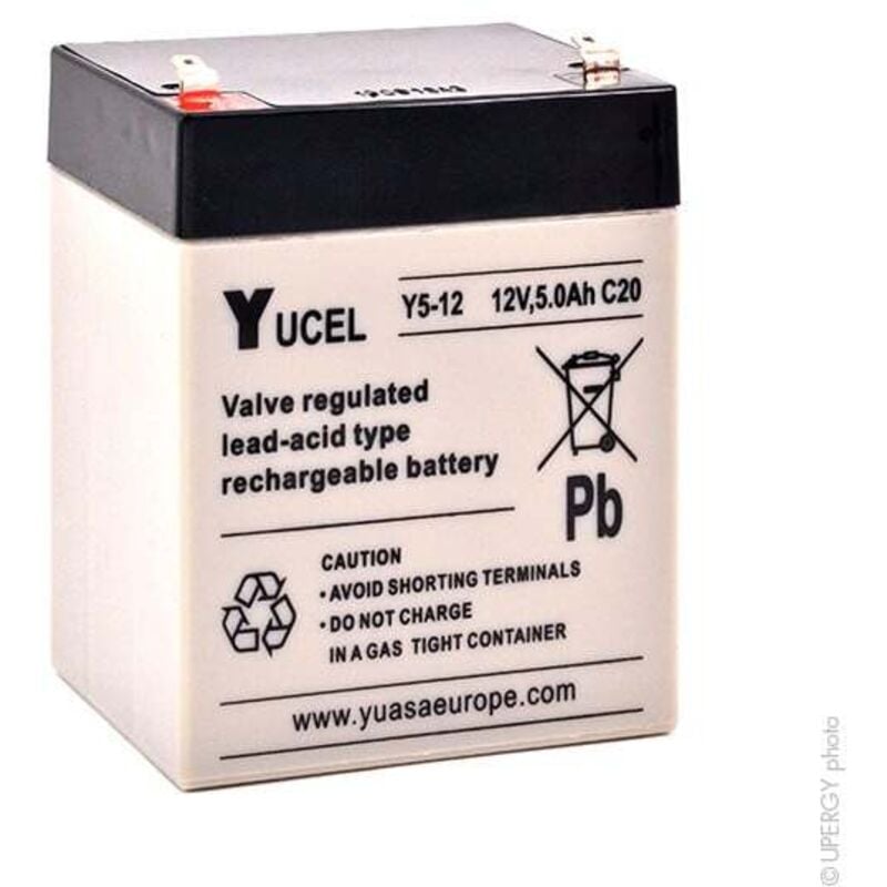 Yucel - Batterie plomb agm Y5-12 12V 5Ah F4.8