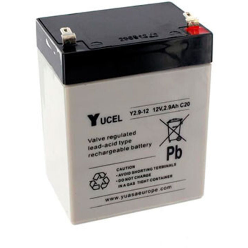 Yucel - Batterie plomb agm Y2.9-12 12V 2.9Ah F4.8