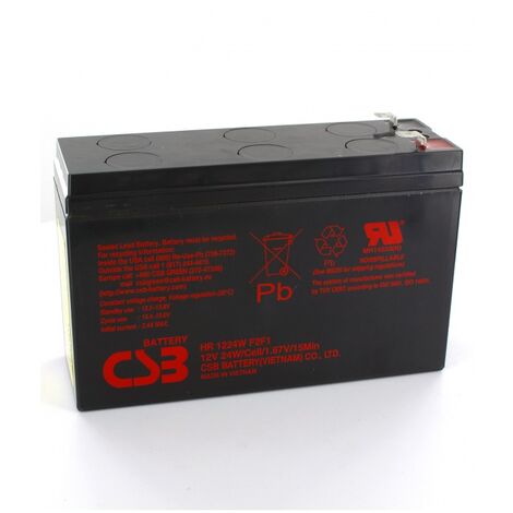 Batterie Plomb CSB 12V 24w HR 1224W pour onduleur