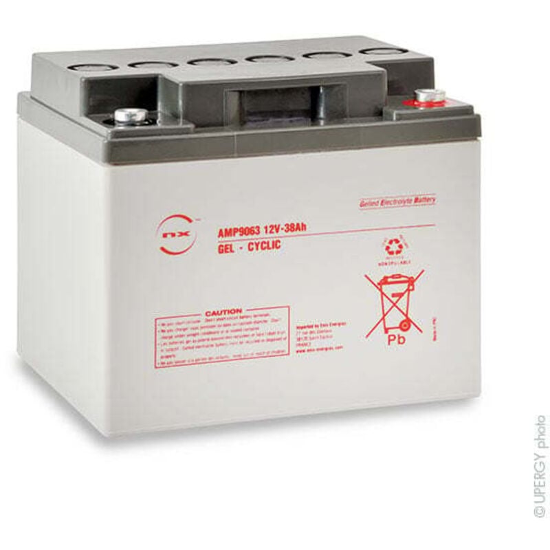 NX - Batterie plomb etanche gel 38-12 Cyclic 12V 38Ah M6-F
