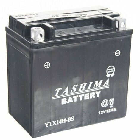 Batterie Plomb étanche Haute Performance Sans Entretien 12v, 12a L: 150, L: 87, H:145mm, + à Gauche Pour Scooter, Motos, Motonei