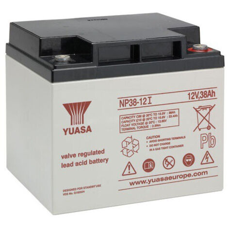 Batterie plomb étanche NP38-12 Yuasa 12V 38ah