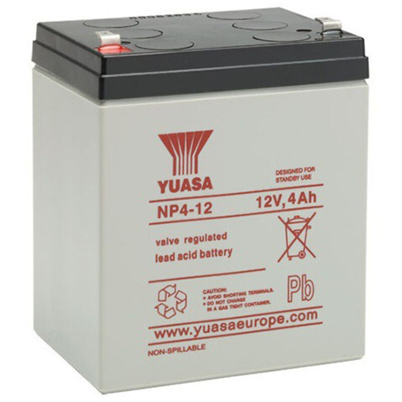 Yuasa - batterie au plomb - 12 volts - 4 ah np4-12