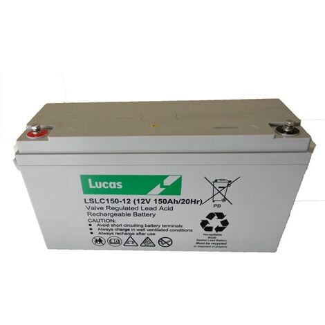 UNITECK - UNIBAT 150.12 GEL - batterie GEL - Plomb Carbon - 150Ah - 12V