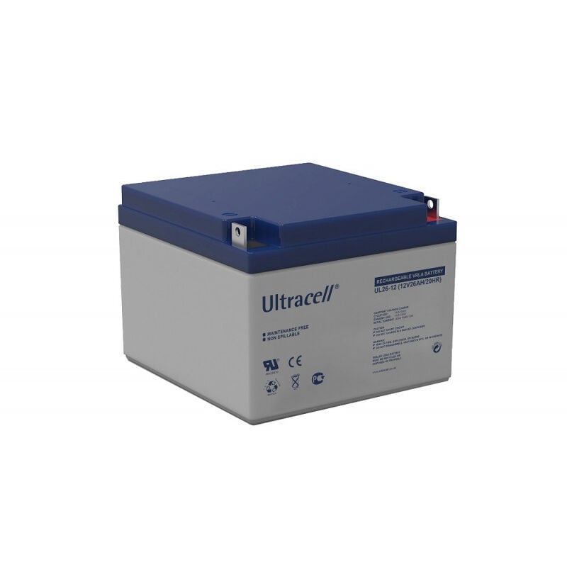 Ultracell - Batterie plomb étanche UL26-12 12v 26ah
