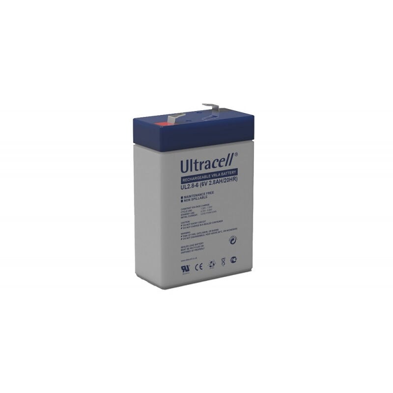Ultracell - Batterie plomb étanche UL2.8-6 6v 2.8ah