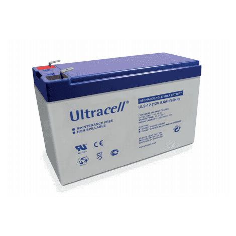 Batterie plomb étanche UL9-12 Ultracell 12v 9ah
