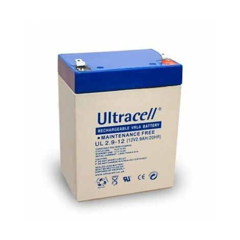 Batterie plomb étanche - Ultracell UL2.9-12 - 12v 2.9ah