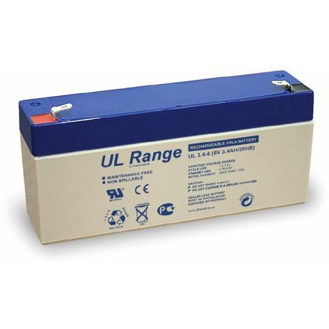 Batterie plomb étanche - Ultracell UL3.4-6 - 6v 3.4ah