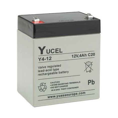 Batterie plomb étanche Y4-12 Yuasa Yucel 12v 4ah