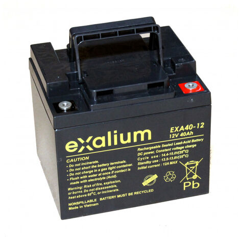 Batterie plomb Exalium 12V 40Ah EXA40-12FR
