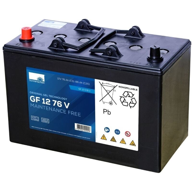 Batterie Plomb Gel 12V 76Ah Semi-Traction GF12076V
