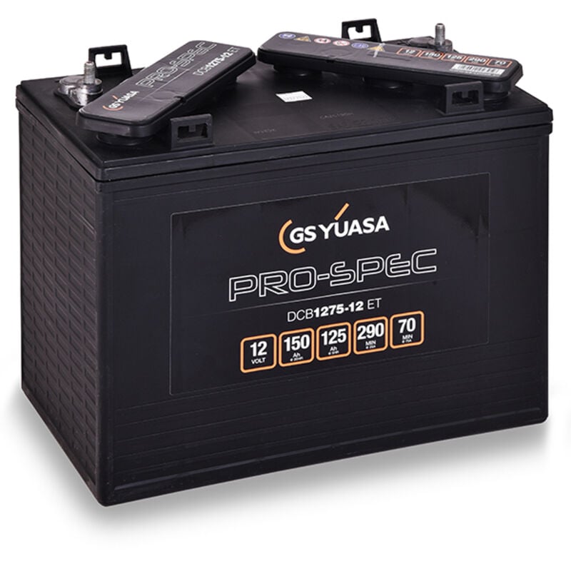 Yuasa - Batterie traction pro-spec DCB1275-12 12V 150Ah M8-V