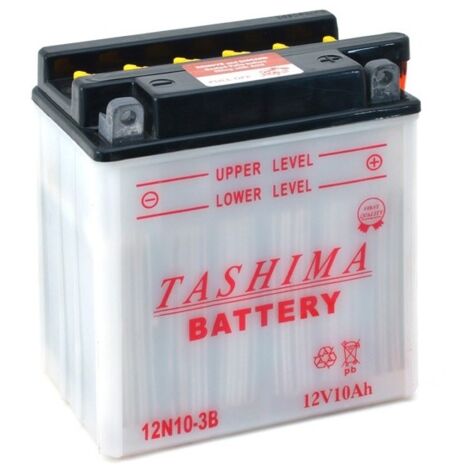 Batterie Plomb Tashima 12v, 10a. L: 135, L: 90, H:145mm, + à Droite. (livrée Sans Acide Séparé). - Batterie à Mettre En Acide Av
